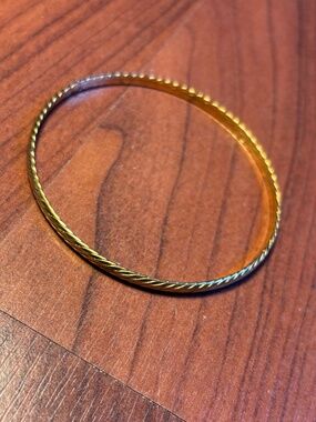 Brass Bangle Bracelet